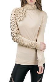  Faux Leather Shirt