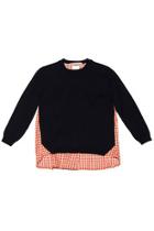  Inside Checker Knit Sweater