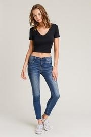  Double Layer Crop Top