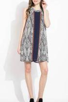  Geometric Sleeveless Dress