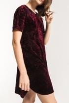  Burgundy Tee Dress