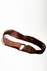  Brown Fringe Belt