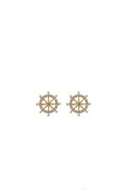  Ship Wheel Earrings