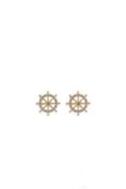  Ship Wheel Earrings