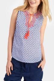  Star Print Top