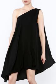  Black One Shoulder Dress