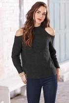  Madden Cold Shoulder Sweater