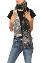  Wool Graphic Scarf
