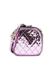  Metallic Quilted Crossbody