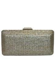  Metallic Raffia Clutch