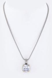  Cushion Cut Cz-necklace