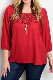  Burgundy Plus Top