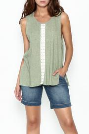  Eyelet Muscle Tee