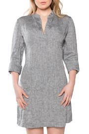  Linen Mandarin Dress