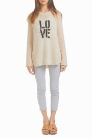  Beige Love Crewneck