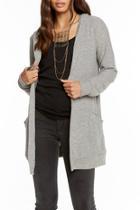  Love Knit Lace Back Hooded Cardi