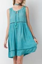  Turquoise Casual Dress