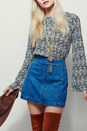 Denim Mini Skirt