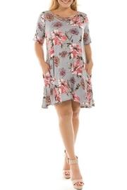  Floral Criss-cross Dress