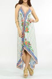  Print Halter Dress