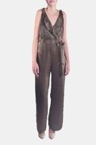  Ruffled Wrap Jumpsuit