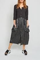  Black Foliage Dress