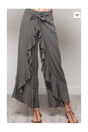  Frayed Woven Pants