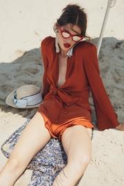  Medici Sienna Silk Blouse