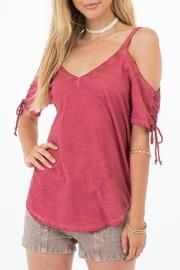  Clove Lace-up Tee