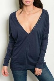  Navy Tee Top