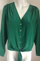  Emerald Tie-waist Top