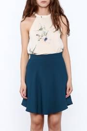 Beige Floral Printed Top