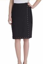  Crepe Pencil Skirt