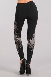  Pearl Rose Print Seamless Legging