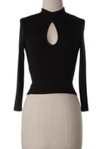  Turtle-neck Crop Top