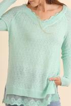  Adorable Mint Sweater