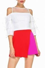  Colorblock Overlay Skort