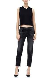  Grey Ankle Straight Jeans