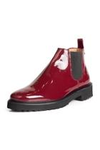  Patent Burgundy Ankle-boot