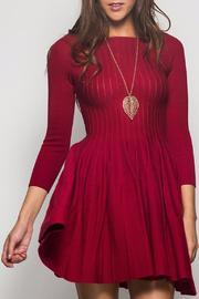  Red Sweater Dress