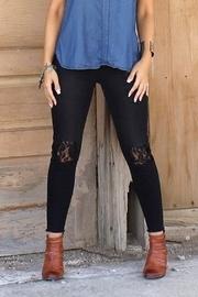  Lace Insert Jeans