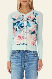  Woven Print Cardigan