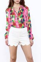  Tropical Pineapple Blouse