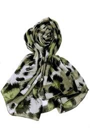  Olive Print Scarf