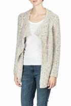  Beige Open Cardigan