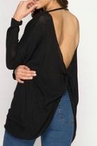  Pullover Twisted Back