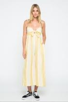  Straw Stripe Jumpsuit