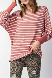  Stripe Dolman Top