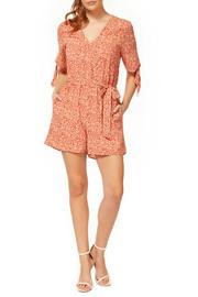  Knot Front Printed Romper