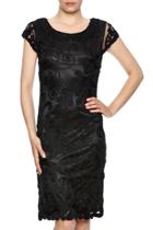  Leaf Motif Dress